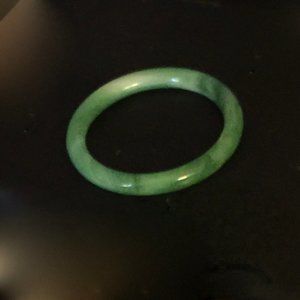 Green Jade Bangle Bracelet